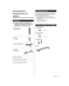 Page 55  Accessoires en option
 
Communiquez avec un détaillant Panasonic pour vous 
procurer les accessoires en option recommandés. Pour 
de plus amples renseignements, reportez-vous à la 
notice d’installation des accessoires.
  • 
Les renseignements sur le produit (numéro de 
modèle et date de mise en marché) sont sous réserve 
de modifications.
  • 
Pour plus de renseignements
  http://www.panasonic.com
 
  Fixation du téléviseur sur le piédestal
    Vis de montage
   (Noires) (4)
 
  M5 × 10
 
   Vis de...