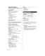 Page 68   
Spécifications
 
Panneau d’affichage
 
Type de panneau
  Panneau ACL avec rétroéclairage à DEL
  Fréquence de rafraîchissement
  60 Hz
  Taille de l’écran
  50 po (49,5 po en diagonale)
  L × H × diagonale
  1 096 mm × 616 mm × 1 257 mm 
(43,1 po × 24,2 po × 49,5 po)
  Nombre de pixels
  3 840 × 2 160
 
Sortie des haut-parleurs
 
20 W [10 W + 10 W]
 
Nombre de canaux (Numérique/Analogique)
 
VHF / UHF : 2 - 69, Câblodistribution : 1 - 135
 
Conditions de fonctionnement
 
Température :  0 °C à 35 °C...