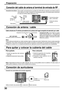 Page 3030
Conexión del cable de antena al terminal de entrada de RF
Preparación
Nota: Dependiendo del tipo de cable utilizado, tal vez no sea posible cerrar la cubierta. En tales casos, el
cable podrá instalarse a través de la cubierta de la antena.
Conecte los auriculares de la forma siguiente.
ANTDC IN   15V(Optional)(Clavija M3)
Utilice el botón de aumento  o reducción  del volumen.
Conexión de auriculares
Para quitar y colocar la cubierta del cable
ANT
ANT
Antena
de UHF
Terminal de antena
(ANT o...