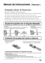 Page 2323
 
Precauciones relacionadas con la utilización de las pilas
La instalación incorrecta de las pilas puede causar fugas en las mismas que podrían estropear el transmisor
de mando a distancia.
Tome las precauciones siguientes:
1.   Utilice siempre pilas nuevas cuando reemplace las viejas.
2.   No intente cargar, cortocircuitar, desarmar, calentar o quemar las pilas usadas.
3.   Las pilas deberán cambiarse cuando el mando a distancia funcione esporádicamente o no pueda
controlar esta unidad. Se necesitan...