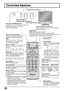 Page 2828
POWER
TV/VIDEO VOLUME CHANNEL
Controles básicos
Sensor de mando a distancia
Dentro de 23 pies (7 metros) a partir del panel
delantero del televisor.
Interruptor POWER principal
Púlselo para conectar/desconectar la
alimentación principal del televisor
(consulte la página 25).Canal superior/inferior
Subida/bajada del volumen
Botón TV/VIDEO
Botón SLEEP
Ponga el tiempo tras el cual el
televisor se pondrá en el modo
de espera.
•Cuando queden 3 minutos
parpadeará “ 
  3” (“2” para 2
minutos y “1” para 1...