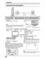 Page 3232
R-STANDBY  G-POWER ON
POWER TV/VIDEO– VOL +CH
R-STANDBY  G-POWER ON
Conexión / desconexión de la alimentación
Púlselo para encender / apagar el televisor.
• Indicador de la alimentación
Encendido : Verde
Apagado (En espera) : Rojo
• Esto no funciona cuando la alimentación principal
está desconectada (apagado) (consulte arriba).
Nota:
La pantalla de abajo se visualiza durante unos
momentos cuando se enciende el televisor.
Nota:
Seleccione el idioma de menú antes de utilizar el
televisor (consulte la...