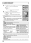 Page 2424
1
2
Press to select AUDIO ADJUST.
Press to display the AUDIO ADJUST
screen.
Press to select the sub-menu.
Select the setting while listening to the
sound.
Press to activate the setting if necessary.
MODE
• Red display : With signal
White display : No signal
White display (All modes) : MONO
• 
To change the mode using SAP button (see page 11).
STEREO / SAP / MONO
BASS
TREBLE
BALANCE
SURROUND
EQUALIZER
BASS, TREBLE, BALANCE, SURROUND,
EQUALIZER
You can change the level of each sub-menu (BASS,
TREBLE,...