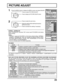 Page 2323
1
2
Press to select PICTURE ADJUST.
Press to select the sub-menu.
Adjust the setting while watching the picture
behind the menu.
Press to activate the setting if necessary.
PIC MODE
Press to display the PICTURE ADJUST screen.
CH
CH VOL VOLO K
MENU
ADJUST
PICTURE
AUDIOSET  UP
PICTURE  ADJUST
POSITION / SIZE
AUDIO  ADJUST
OFF          ONCOOL
COOL
OFF          ONCOOL
COOL
NORMAL
PIC  MODE
BACK  LIGHT
PICTURE
BRIGHTNESS
COLOR
TINT
SHARPNESS
AI  PICTURE+ 20
+ 20
0
0
0
0
STANDARD
PICTURE  ADJUST  PAGE 1/2...