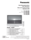 Page 1R
For assistance, please call : 1-800-211-PANA (7262)or contact us at www.panasonic.com/contactinfo (U.S.A.)
For assistance, please call : 787-750-4300or visit us at www.panasonic.com (Puerto Rico)
For assistance, please call : 1-800-561-5505or visit us at www.panasonic.ca (Canada)
Para solicitar ayuda, llame al: 1-800-211-PANA (7262)o visítenos en www.panasonic.com/contactinfo (EE.UU.)
Para solicitar ayuda, llame al: 787-750-4300o visítenos en www.panasonic.com (Puerto Rico)
Operating Instructions
LCD...