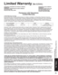 Page 4545
FAQs, etc.
 Limited Warranty (for U.S.A.)
 Specifications
PANASONIC CONSUMER ELECTRONICS COMPANY,
DIVISION OF:
PANASONIC CORPORATION OF NORTH AMERICA
One Panasonic Way
Secaucus, New Jersey 07094PANASONIC SALES COMPANY,
DIVISION OF:
PANASONIC PUERTO RICO, INC.
Ave. 65 de Infanteria, Km. 9.5
San Gabriel Industrial Park
Carolina, Puerto Rico 00985
Limited Warranty (for U.S.A.)
Panasonic LCD Televisions
Limited Warranty
Limited Warranty Coverage
If your product does not work properly because of a defect...