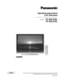 Page 1Operating InstructionsLCD Television
Please read these instructions before operating your set and retain them\
 for future reference.
The images shown in this manual are for illustrative purposes only.
TQB2AA0758-1
English
Model No.TC-26LX70L
TC-32LX70L 