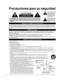 Page 604
ADVERTENCIA:  Para reducir el riesgo de sufrir una descarga eléctrica, 
no retire la cubierta ni el panel posterior. En el interior no hay piezas que 
deba reparar el usuario. Solicite las reparaciones al personal de servicio 
calificado.
ADVERTENCIA
NO ABRIR, RIESGO 
DE CHOQUE ELECTRICO
CABLE PRINCIPAL
A TIERRA
UNIDAD DE 
DESCARGA
A TIERRA (SECCIÓN
NEC 810-20)
CONDUCTORES A
TIERRA (SECCIÓN NEC
810-21)
ABRAZADERAS A TIERRA
SERVICIO DE ENERGIA DEL SlSTEMA DE 
ELECTRODOS A TIERRA
(ART. 250 NEC. PARTE H)...