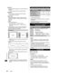 Page 58Información adicional
26Español
  ■[JUSTO]
Alarga para justificar la imagen 4:3 a las cuatro esquinas de 
la pantalla. 
  –
Recomendada para la emisión de televisión normal.
  ■[ACERC]
Amplía la imagen 4:3 para que ocupe toda la pantalla.
  –
Recomendada para Letter Box.
  ■ 
[H-LLENO]
Amplía horizontalmente la imagen 4:3 hasta los bordes 
laterales de la pantalla. Los bordes laterales de la imagen 
se recortan.
Nota
  ●Opciones disponibles para:
  –
480i, 480p: [COMP / 4:3 / JUSTO / ACERC]
  –
1080p,...