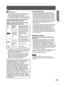 Page 1717
Getting Started
Manufactured under license from Dolby 
Laboratories. “Dolby,” “Pro Logic,” and the 
double-D symbol are trademarks of Dolby 
Laboratories.
IMPORTANT NOTE:
Caution for optical digital audio output 
connector:
•  When connecting an amplifier (with an optical 
digital input connector) which does not contain 
the Dolby Digital or dts decoder, be sure to 
select “PCM” at “Dolby Digital” and “PCM” at “dts” 
in the Settings for DVD Operation “Selecting 
AUDIO OUTPUT” (see pages 64- 65). Other...