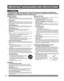 Page 44For assistance, please call : 1-800-211-PANA(7262) or, contact us via the web at:http://www.panasonic.com/contactinfo
  IMPORTANT SAFEGUARDS AND PRE CAU TIONS
TO REDUCE THE RISK OF ELECTRIC SHOCK, FIRE, INJURY TO PERSONS OR DAMAGE TO 
THIS PRODUCT, READ AND RETAIN ALL SAFETY AND OPERATING INSTRUCTIONS. HEED ALL 
WARNINGS IN THE MANUAL AND ON THE PRODUCT.
