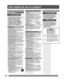 Page 5454For assistance, please call : 1-800-211-PANA(7262) or, contact us via the web at:http://www.panasonic.com/contactinfo
Guía rápida de uso en español
1 Precauciones para los recursos de energía
Opérelo solamente usando la fuente de energía indicada 
en el aparato o en este manual. Si tiene dudas haga que 
su compañía de utilidades eléctricas o a su distribuidor que 
verifiquen las fuentes de energía de su casa.
2 Enchufar el cordón de energía
Para la seguridad de este aparato, este posee una clavija 
de...