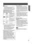 Page 1717
Getting Started
Manufactured under license from Dolby 
Laboratories. “Dolby,” “Pro Logic,” and the 
double-D symbol are trademarks of Dolby 
Laboratories.
IMPORTANT NOTE:
Caution for optical digital audio output 
connector:
•  When connecting an amplifier (with an optical 
digital input connector) which does not contain 
the Dolby Digital or dts decoder, be sure to 
select “PCM” at “Dolby Digital” and “PCM” at “dts” 
in the Settings for DVD Operation “Selecting 
AUDIO OUTPUT” (see pages 64- 65). Other...