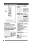 Page 2626For assistance, please call : 1- 800-211- PANA(7262) or, contact us via the web at:http://w w w.panasonic.com /contactinfo
Closed Caption is ...
This multi-use system not only allows the 
hearing impaired to enjoy selected 
programs, but also allows one to watch 
programs with the volume muted.
1  Press ACTION to display MAIN 
MENU.
8  Press ACTION three times to return 
to the normal screen. 2 Press ▲▼ ◄ ► to select “TV.”4 Press ▲▼ to select “CAPTION”.
5  Press SET to display CAPTION 
screen.
6 Press...