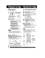 Page 1212For assistance, please call : 1-800-211-PANA(7262) or send e-mail to : consumerproducts@panasonic.com
Record On a Tape Playback a Tape
1
Insert a cassette.
Press PLAY.• Playback begins if cassette has no record
tab.2
 The unit power comes
on automatically.
To prevent tape jam,
Record
tab
Stop => Press STOP
Rewind tape => Press REW in Stop mode
Fast forward tape =>
 Press FF in Stop modeEject tape => Press EJECT on the remote or
STOP/EJECT on the unit
Ready Check List
All connections are made.
Your...