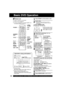 Page 2020For assistance, please call : 1-800-211-PANA(7262) or send e-mail to : consumerproducts@panasonic.com
1
Insert a disc.  If a disc is already inserted, go to step 3. 
(Depending on the disc, playback may start 
automatically.)
1) Press OPEN/CLOSE.
2) Place disc into disc tray.
2
  Hold disc by its edges only (page 
7) with printed side up and use 
guides to place into tray. Use 
1 
3″(8 cm) or 2 5″ (12 cm) disc.
*1Interactive DVD...
May include multiple camera angles, stories, etc.
*
2Video CD with...