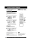 Page 4040For assistance, please call : 1-800-211-PANA(7262) or send e-mail to : consumerproducts@panasonic.com
Press ACTION* to display MAIN MENU.
Enter Secret Code
A 4-digit code must be entered to view a blocked 
program or change rating settings.
1
  Some rental movies do not include V-Chip 
data.
  DO NOT forget your secret code.
  Once ratings are set, restricted tapes or 
programs cannot be accessed unless the 
secret code is entered.Changing your secret code
 You will need your current code.
Do steps...