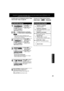 Page 4141
Advanced Operation
1
1) Press  to select 
US MOVIES.
2) Press SET to set 
“ON” or “OFF.”
If LOCK menu is not displayed, perform “Enter 
Secret Code” steps on page 40.
■ “ON” 
➞ V-Chip Control is activated.
■ “OFF” ➞ V-Chip Control is deactivated.
US MOVIES RatingsUS MOVIES RATINGS
*Important: If a remote control button does not work when pressed, press the  button on the 
remote and try the button again.
2
1) Press  to 
select CHANGE 
SETTINGS.
2) Press SET to 
display screen.
3
1) Press  to 
select...