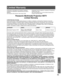 Page 7171
Information
Panasonic Multimedia Projection HDTV
Limited Warranty
Limited Warranty Coverage
If your product does not work properly because of a defect in materials or workmanship, Panasonic Consumer 
Electronics Company or Panasonic Sales Company (collectively referred to as “the warrantor”) will, for the length 
of the period indicated on the chart below, which starts with the date of original purchase (“warranty period”), at 
its option either (a) repair your product with new or refurbished parts,...