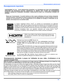 Page 63RENSEIGNEMENTS IMPORTANTS
1 z
FRANÇAIS
Renseignements importants
AVERTISSEMENT DU FCC:  TOUTE MODIFICATION APPORTÉE À CE TÉLÉVISEUR QUI N’EST PAS EXPRESSÉMENT
APPROUVÉE PAR MATSUSHITA ELECTRIC CORPORATION OF AMERICA PEUT CAUSER DES INTERFÉRENCES
NUISIBLES LESQUELLES POURRAIENT ENTRAÎNER L’ANNULATION DU DROIT DE L’UTILISATEUR D’OPÉRER CET
APPAREIL.
Risque pour l’environnement:  Ce produit renferme un tube à rayons cathodiques ainsi que d’autres composants
contenant du plomb. L’élimination de ce type de...