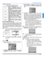 Page 29ICON MENUS OPERATION
27z
ENGLISH
Canadian French (cont).
Canadian French Ratings Description
Main and Split Blocking Message   
If V-Chip is enabled and the program exceeds the rating
limit set by you, the blocking message will appear and the
audio will be muted. Enter your four-digit secret code if you
wish to continue viewing the program. After entering your
code, all locks and rating blocks are disabled until the
Projection Television is turned off or until all settings are
reprogrammed.
Note:If you...