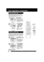 Page 3838For assistance, please call : 1-800-211-PANA(7262) or send e-mail : consumerproducts@panasonic.com
LIGHT
TITLE MENUDISPLAY ADD/DLT
PAUSE
DSS
CABLE
+SKIPSKIPPLAY
STOP
SLOW/SEARCH
+VO
LCH
C
H VO
L
10
SUB TITLEANGLE
ZOOM AUDIO
OPEN/CLOSE
CLEAR
ENTER
MUTESURROUND
TIMER
R-TUNE
ACTION RETURN
D V D FM/TV
S E T
Some DVDs have more than one title, e.g.
movies. If the disc offers a title menu, you can
select the desired title number. (Operation may
vary according to the disc.)
1
Press TITLE* in
Play mode to...