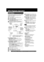 Page 4444For assistance, please call : 1-800-211-PANA(7262) or send e-mail : consumerproducts@panasonic.com
MP3 Playback Operation
1Press POWER* on the remote or unit.
Press OPEN/CLOSE,
and then place a MP3 disc into the disc tray.
Press OPEN/CLOSE to close.
2
MP3 Playback
You can use this unit to play MP3 format audio recorded for
personal use with a computer etc. onto a  CD-R or CD-RW.
Play may not be possible in some cases due to the
condition of the recording.
3
MP3 MENU is displayed and playback is
started...