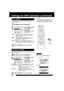 Page 4848For assistance, please call : 1-800-211-PANA(7262) or send e-mail : consumerproducts@panasonic.com
STILL MODE
1
1)Press * to select
“STILL MODE.”
2)Press SET
repeatedly for mode.
(See below)
2
Do steps 1 and 2 on page 46.
AUTO:“FIELD” (Field still) or “FRAME” (Frame still) is
automatically selected during the still mode.
(Factory preset)
FIELD:“FIELD” (Field still) is always selected.
This setting will reduce jitter when compared
with “AUTO” on some discs.
FRAME:“FRAME” (Frame still) is always...