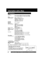 Page 66For assistance, please call : 1-800-211-PANA(7262) or send e-mail : consumerproducts@panasonic.com
Information (Unit, Disc)
Specifications
Display
Picture Tube: 20 inch measured diagonal 90° Picture Tube (PV-20D52)
25 inch measured diagonal 110° Picture Tube (PV-25D52)
27 inch measured diagonal 100° Picture Tube (PV-27D52)
Tuner
Broadcast  Channels: VHF 2 ~ 13, UHF 14 ~ 69
CABLE Channels: Midband A through I (14 ~ 22)
Superband J through W (23 ~ 36)
Hyperband AA ~ EEE (37 ~ 64)
Lowband A-5 ~ A-1 (95 ~...