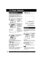 Page 2222For assistance, please call : 1-800-211-PANA(7262) or send e-mail to : consumerproducts@panasonic.com22For assistance, please call : 1-800-211-PANA(7262) or send e-mail to : consumerproducts@panasonic.com
TV Timer Features
1
ON-TIMER with Alarm
This unit can be set to automatically power on in one of 
3 modes (TV, FM radio, or DVD/Video CD/CD.) You 
can also combine the On-Timer with a one minute 
alarm that gradually increases in volume.
  If no button on the remote or unit (including a 
button used...