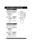 Page 3636For assistance, please call : 1-800-211-PANA(7262) or send e-mail to : consumerproducts@panasonic.com36For assistance, please call : 1-800-211-PANA(7262) or send e-mail to : consumerproducts@panasonic.com
Some DVDs have more than one title, e.g. movies. If 
the disc offers a title menu, you can select the desired 
title number. (Operation may vary according to the disc.)
1
Press TITLE* in Play 
mode to display title 
screen.
Title menu (DVD only)
DVDs may offer a special menu. This menu may 
include...