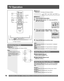 Page 1616For assistance, please call : 1-800-211-PANA(7262) or, contact us via the web at:http://www.panasonic.com/contactinfo
TV Operation
„ Method  1:
Press CH ▲▼. The display will change as follows.
„ Select desired channel:
Press CH ▲▼ 
 or NUMBER keys.
„ Adjust desired volume level:
Press VOL + or VOL -.
CH▲▼100 key
  Selecting Input Mode
 
Using the CH/VOL Button
VOL+/-
RAPID 
TUNE
MUTE
„ Method  2:
Press INPUT. The display will change as follows.
INPUT
AV Input Terminal 2
Notes:•  The diagram at right is...