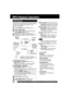 Page 4444For assistance, please call : 1-800-211-PANA(7262) or send e-mail : consumerproducts@panasonic.com
MP3 Playback Operation
1Press POWER* on the remote or unit.
Press OPEN/CLOSE,
and then place a MP3 disc into the disc tray.
Press OPEN/CLOSE to close.
2
MP3 Playback
You can use this unit to play MP3 format audio recorded for
personal use with a computer etc. onto a  CD-R or CD-RW.
Play may not be possible in some cases due to the
condition of the recording.
3
MP3 MENU is displayed and playback is
started...