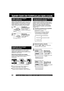 Page 5858Por ayuda, llame al 1-800-211-PANA(7262) o envie e-mail : consumerproducts@panasonic.com
Spanish Quick Use Guide/Guía para rápida consulta
Durante la reproducción de un DVD, puede
ampliar partes específicas de una imagen y
seleccionar la relación de zoom usando el botón
ZOOM del control remoto.
Seleccione el tamaño de la imagen.Presione ZOOM repetidamente para cambiar el
tamaño de la imagen como se indica a
continuación:
Use los botones 
 y  para desplazar la
posición hacia arriba o hacia abajo.
Use...