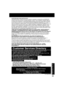 Page 636363
For Your  Information
Customer Services Directory
Web Site: http://www.panasonic.com
You can purchase parts, accessories or locate your 
nearest servicenter by vis it ing our Web Site.
For Product Information, Operating Assistance, Literature Request, Dealer 
Lo  ca tions, and all Customer Service inquiries please contact:
1-800-211-PANA (7262), Monday-Friday 9 am-9 pm; Saturday-Sunday 10 am-\
7 pm, 
EST. or  send e-mail : consumerproducts@panasonic.com
For hearing or speech impaired TTY users, TTY...