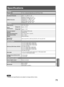 Page 7171
Information
Specifications
•  Designs and spec i fi ca tions are sub ject to change without no tice.
Note
Display
Picture Tube27 inch, measured diagonally pure flat Picture Tube
Tu n e r
Broad cast ChannelsVHF 2 ~ 13, UHF 14 ~ 69
CA BLE ChannelsMidband A through I (14 ~ 22)
Superband J through W (23 ~ 36)
Hyperband A A ~ EEE (37 ~ 64)
Lowband A- 5 ~ A-1 (95 ~ 99)
Special CABLE channel 5A (01)
Ultraband 65 ~ 94, 100 ~ 125
General
Power Source120 V AC, 60 Hz
Power 
ConsumptionPower OnApprox. 146 W
Power...