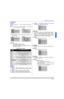 Page 17ICON MENU OPERATION15 lENGLISHCHANNELS
CAPTION
MANUAL CAPTION - To enter numbers and captions
manually.
Note:Use the remote numeric keypad to select desired
channel (refer to your local TV guide). 
rINPUT LABEL - To label video input connections for
onscreen display. 
Procedure
•Press VOL u to display next menu.
•Press CH q or CH p to move cursor.
•Press tVOLorVOLu to select desired preset input
label (see chart below).
AUDIO
AUDIO ADJ.
rMODE - Select STEREO, SAP (Second Audio
Program) or MONO. (Use MONO...