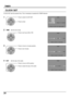 Page 3434
CLOCK SET
1
ACTIONCH
CH VOL VOL
Press to select CLOCK SET.
Press to enter. CLOCK SET sets the present time. This is necessary to operate the TIMER features.
2
ACTIONCH
CH VOL VOL
Press to set hours AM or PM.
TIMESet the time of day.
TIMER
SLEEP
TIMER1
TIMER2
CLOCK  SET
PRESS  ACTION  FOR  MAIN  MENUPRESS     TO  ENTER
TIMER
CLOCK  SET1 2 : 0 0 AM            SUN 
PRESS  ACTION  TO RETURN
TIMER
CLOCK  SET1 2 : 3 0 PM            SUN 
PRESS  ACTION  TO RETURN
TIMER
CLOCK  SET1 2 : 3 0 PM            SUN...