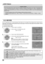 Page 3838
LOCK Feature
The V-Chip system that is used in this set is capable of blocking “NR” programs (non rated, not applicable and
none) per FCC Rules Section15.120(e)(2). If the option of blocking “NR” programs is chosen “unexpected and
possibly confusing results may occur, and you may not receive emergency bulletins or any of the following types of
programming:”
Customer Caution
• Emergency Bulletins (Such as EAS messages, weather warnings and others)
• Locally originated programming  • News  • Political...