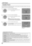 Page 4040
Canadian French
The V-CHIP used in this TV model also lets you block or unblock Canadian French programs according to various ratings
categories. PIP will also be blocked automatically.
1
ACTIONCH
CH VOL VOLPress to select CANADIAN FRENCH ON or OFF.
ON OFF
Press to select CANADIAN FRENCH.
CANADIAN FRENCH RATINGS CHART
EExempt - Exempt programming.
GGeneral - Programming intended for audience of all ages. Contains no violence, or the
violence content is minimal or is depicted appropriately.
8 ANS+8+...