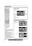 Page 3636For assistance, please call : 1-888-VIEW PTV(843-9788)
Notes:
• Sound from the Left screen is output from
the speakers on the projection display set.
• When the screen is split, signals of the Left
screen are output from the rear monitor
output terminal.
• The left and right screens are processed by
individual circuits and, therefore, may
slightly vary in image quality.
• Split screen returns to single screen when
the projection display is turned off.
• With the Left screen, as with a single
screen,...