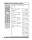 Page 4040For assistance, please call : 1-888-VIEW PTV(843-9788) or, contact us via the web at: http://www.panasonic.com/contactinfo
5
Press the MENU button to display the MENU screen.
Press to select 
OTHER.
Press to display 
OTHER screen.
Press to set or adjust 
to desired level.
(See next page.)2
4
Press to select the screen mode.1
RGB input
ZOOM modeNOR MAL mode JUST mode
Press to exit menu.Press to select 
each item.
Note:
•   NORMAL is displayed at default.
Adjusting screen position and size
3,&785(
$8,2...