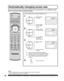 Page 5858For assistance, please call : 1-888-VIEW PTV(843-9788) or, contact us via the web at: http://www.panasonic.com/contactinfo
If the received signal contains screen size speciﬁ 
cations in RF, VIDEO INPUT (1–3) or COMPO NENT VIDEO 
INPUT (1–4), the screen size is automatically changed.
Notes:
•  When  ID1 is detected and screen size is changed, Aspect mode will be displayed.
•   When displaying split screen, ID1 is not detected.
ON: When screen size speciﬁ 
cation signals are 
detected, screen size is...