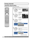 Page 3030For assistance, please call : 1-888-VIEW PTV(843-9788) or, contact us via the web at: http://www.panasonic.com/contactinfo
CH
CH VOL VOL
OK
Automatically searches and adds receivable channels to memory.
Press 
MENU to display the Main Menu screen.
Press to select 
Setup icon.
Press to display 
the options in the 
Setup menu.
Press to display 
the 
Program 
Channel menu.
Press to select 
Program CH 
icon
.
Press to select 
Input Setup.
Note:
TV or Cable Tuning mode must be set according 
to your...