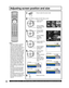 Page 5252For assistance, please call : 1-888-VIEW PTV(843-9788) or, contact us via the web at: http://www.panasonic.com/contactinfo
Press to select the screen mode.
4:3 mode
Press to exit menu. FULL mode
Adjusting screen position and size
Press to select 
Setup icon.
Press to display 
the options in the 
Setup menu.
Press to select 
the Other Adj. 
icon.
CH
CH VOL VOL
OK
CH
CH VOL VOL
OK
Press to display 
the Other 
Adjustment 
menu.
Press to select the 
Position/Size.
CH
CH VOL VOL
OK
Press to display...