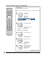 Page 7070For assistance, please call : 1-888-VIEW PTV(843-9788) or, contact us via the web at: http://www.panasonic.com/contactinfo
POWER
SAP
LIGHT
MENU
123
456
78
09
EXIT CH
CH VOL VOL
R-TUNE
PIP MIN
REW
FREEZE
TV/VCR
PIP SPLIT MOVE SWAPPIP CH
DVD/VCR CHSEARCH
OPEN/CLOSE
PLAY
PAUSE STOP RECPIP MAX
FF
PROG
TV/VIDEOA - ANTENNA - B
TV VCR DVD
DBS RCVR CBL AUX
OK
MUTEASPECTBBERECALL
CH
CH VOL VOL
OK
Press to select available 
channel number. Press to select Channel.
■ Manual Labels:
To enter numbers and captions...