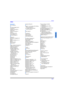 Page 31INDEX29 lENGLISHNumerics
3D Y/C Filter 21
A
AC Power Supply Cord 4
AI Sound 21
Amplifier Connection 6
Antenna 26
Antenna Connection 4
Audio 21
Auto Power On 27
Auto Program 4, 27
Auto Set Up Menu 4
B
Balance 21
Basic Menu Navigation 20
Bass 21
Battery Installation 10, 14
BBE 21
BBE Viva 3D 21
Brightness 21
C
Cable / Antenna Connection 4
Cable Box Connection 5
Cable Connection 4
Canadian English 24
Canadian English Rating 
Description 25
Canadian French 25
Canadian French Rating 
Description 25
Care and...