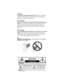 Page 2WARNING:  To reduce the risk of electric shock do not remove cover or back.
No user-serviceable parts inside.  Refer servicing to qualified service personnel.
The exclamation point within a
triangle is intended to tell the
user that important operating
and servicing instructions are in
the papers with the appliance. The lightning flash with arrow
head within a triangle is
intended to tell the user that
parts inside the product are a
risk of electric shock to persons.
RISK OF ELECTRIC SHOCK
DO NOT OPEN...