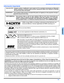 Page 41INFORMACIÓN IMPORTANTE
1 z
ESPAÑOL
Información Importante
Cualquier cambio o modificación a este receptor de TV no aprobado expresamente por Matsushita
Electric Corporation of America podria provocar interferencia dañina, que nulificaría la autoridad
del usuario para operar este equipo.
Este producto utiliza un tubo de rayos catódicos (TRC) así como otros componentes que
contienen plomo. El desecho de estos materiales puede estar regulado en su comunidad
debido a consideraciones ambientales. Para...