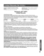 Page 6565
Information
PANASONIC CONSUMER ELECTRONICS COMPANY, 
DIVISION OF PANASONIC CORPORATION OF NORTH 
AMERICA
One Panasonic Way, Secaucus, New Jersey 07094PANASONIC SALES COMPANY, DIVISION OF PANASONIC 
PUERTO RICO, INC.,
AVE. 65 de Infantería, Km. 9.5 San Gabriel Industrial Park, 
Carolina, Puerto Rico 00985
Panasonic LIFI™ HDTV
Limited Warranty
Limited Warranty Coverage
If your product does not work properly because of a defect in materials \
or workmanship, Panasonic Consumer 
Electronics Company or...